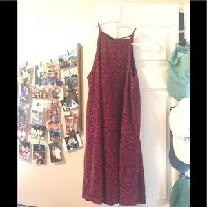 Maroon dress